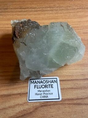 Large Manaoshan Fluorite Crystal Specimen | Hunan Province China | Pale Aqua Cub